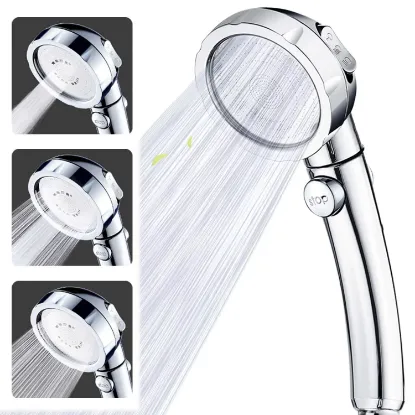 Shower Head, 5-New Settings Shower Heads with Handheld, High Pressure Anti-Leak, Adjustable, Chrome