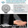 Shower Heads 5 Setting with Handheld Sprayer & Long Hose High Pressure Rain, Easy Tool Free Installation, Perfect Adjustable Shower Heads for Your Bathroom