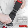 Seat Belt Extender, 4pcs Original Car Buckle Extender (7/8" Tongue Width) Accessories for Cars, Easy to Install, Buckle Up and Drive-In Comfort