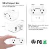 Smart Plug, (2 Pack) Compatible with Echo Plus and Echo Show, Energy Monitoring, Timer, Remote Control