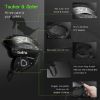 Ski Helmets, Snowboard Helmets, Removable Inner Lining, and Ear Pads Sports Helmets, Black, M