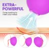 Clitoral Sucking Toy, 2 in 1 Clitoral Licking & Vibrating Vibrator, Rechargeable Clitoris Stimulator, Adult Sex Toys for Women Couples, Purple