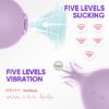 2 In 1 Vibrator, Clitoral Sucking Toy Vibrator for Women, Sex Toys for Women, Adult Toys with 5 Vibration Levels