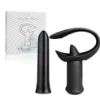Bullet Vibrator, Thrusting Vibrator Wand, G Spot Vibrator for Women, Sex Toys for Women, Adult Toys with 10 Vibration Modes, Black