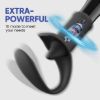 Bullet Vibrator, Thrusting Vibrator Wand, G Spot Vibrator for Women, Sex Toys for Women, Adult Toys with 10 Vibration Modes, Black