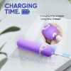 Thrusting Vibrator Wand, Mini Bullet Vibrator, G Spot Vibrator for Women, Adult Toys with 10 Vibration Modes, Purple